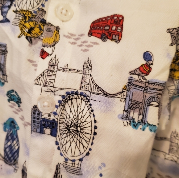 Monsoon shirt with London sights - Picture 4 of 6